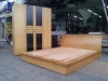 Bộ giường tủ đẹp gỗ Veneer sồi nhập BK-13 - anh 1