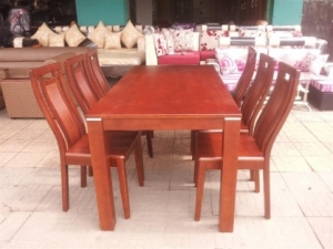 Bộ bàn ghế phòng ăn gỗ BK-21