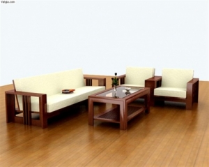 Sofa gỗ hiện đại BK-03