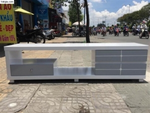 Kệ tivi hiện đại sơn trắng BK-17