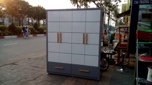 Tủ áo sơn trắng đẹp BK-02